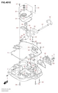 DF225Z From 22503Z-610001 (E01 E40)  2016 drawing ENGINE HOLDER (DF225T:E01)