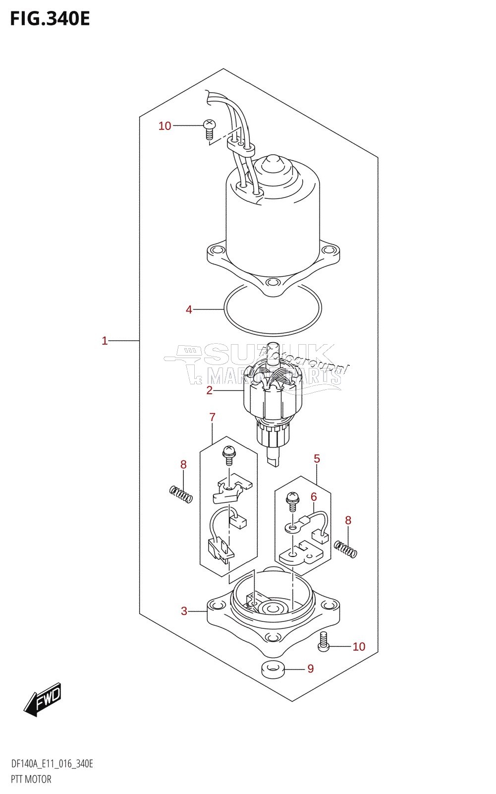 PTT MOTOR (DF115AZ:E40)