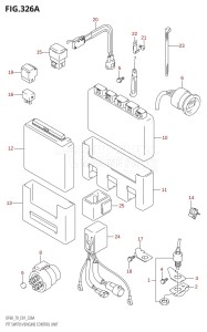 DF70 From 07001F-861001 (E01)  1998 drawing PTT SWITCH /​ ENGINE CONTROL UNIT