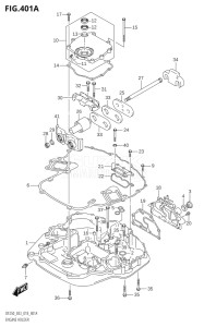 25003Z-810001 (2018) 250hp E03 E40-USA - Costa Rica () DF250Z drawing ENGINE HOLDER (DF200T)