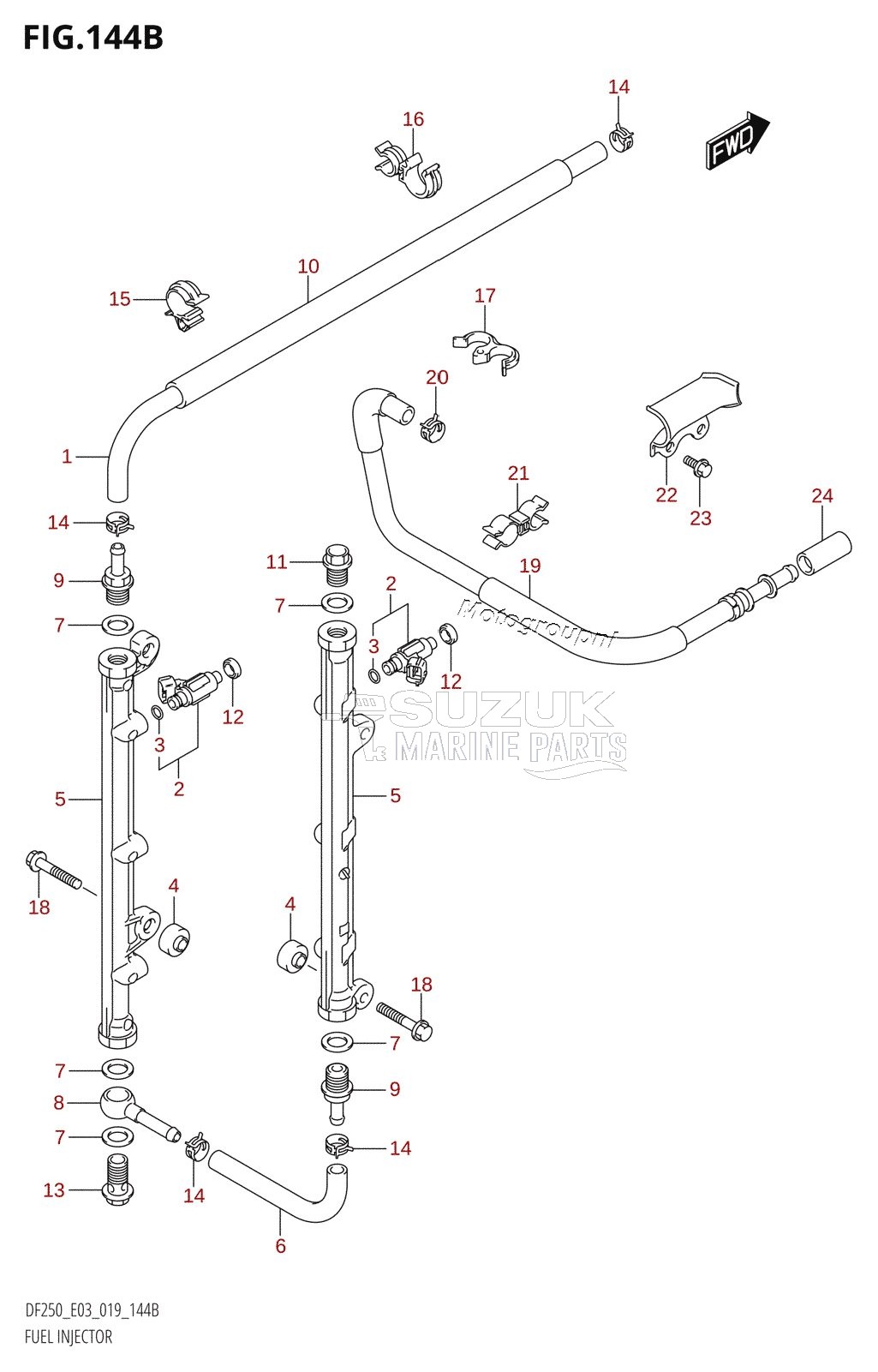 FUEL INJECTOR (DF250ST)