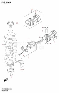 DF80A From 08002F-810001 (E03)  2018 drawing CRANKSHAFT