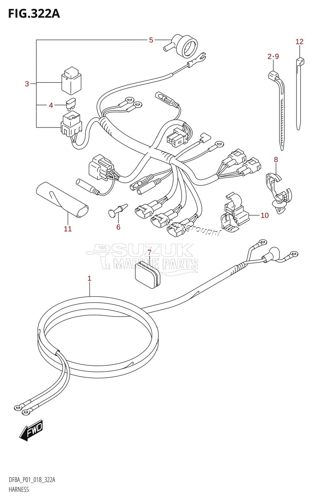 HARNESS (DF8A,DF9.9A)