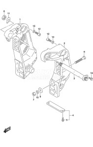 DF 115A drawing Clamp Bracket