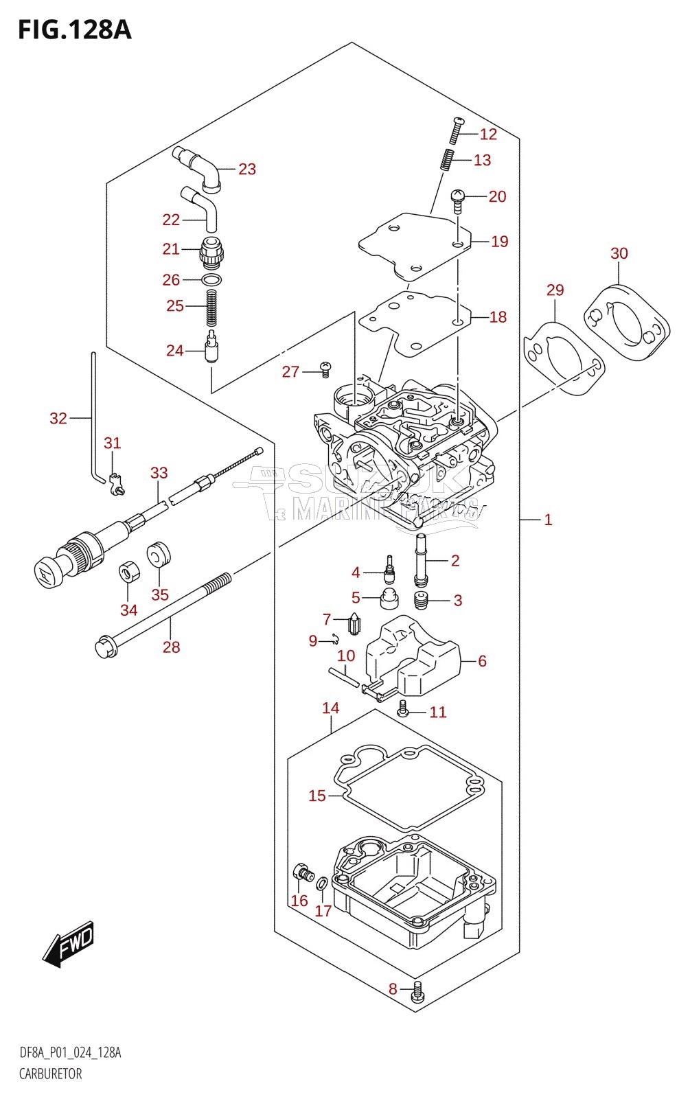 CARBURETOR (DF8A)