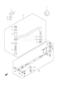 Outboard DF 140A drawing Drag Link