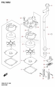 DF60A From 06002F-710001 (E01 E40)  2017 drawing WATER PUMP (DF60AVTH:E40)