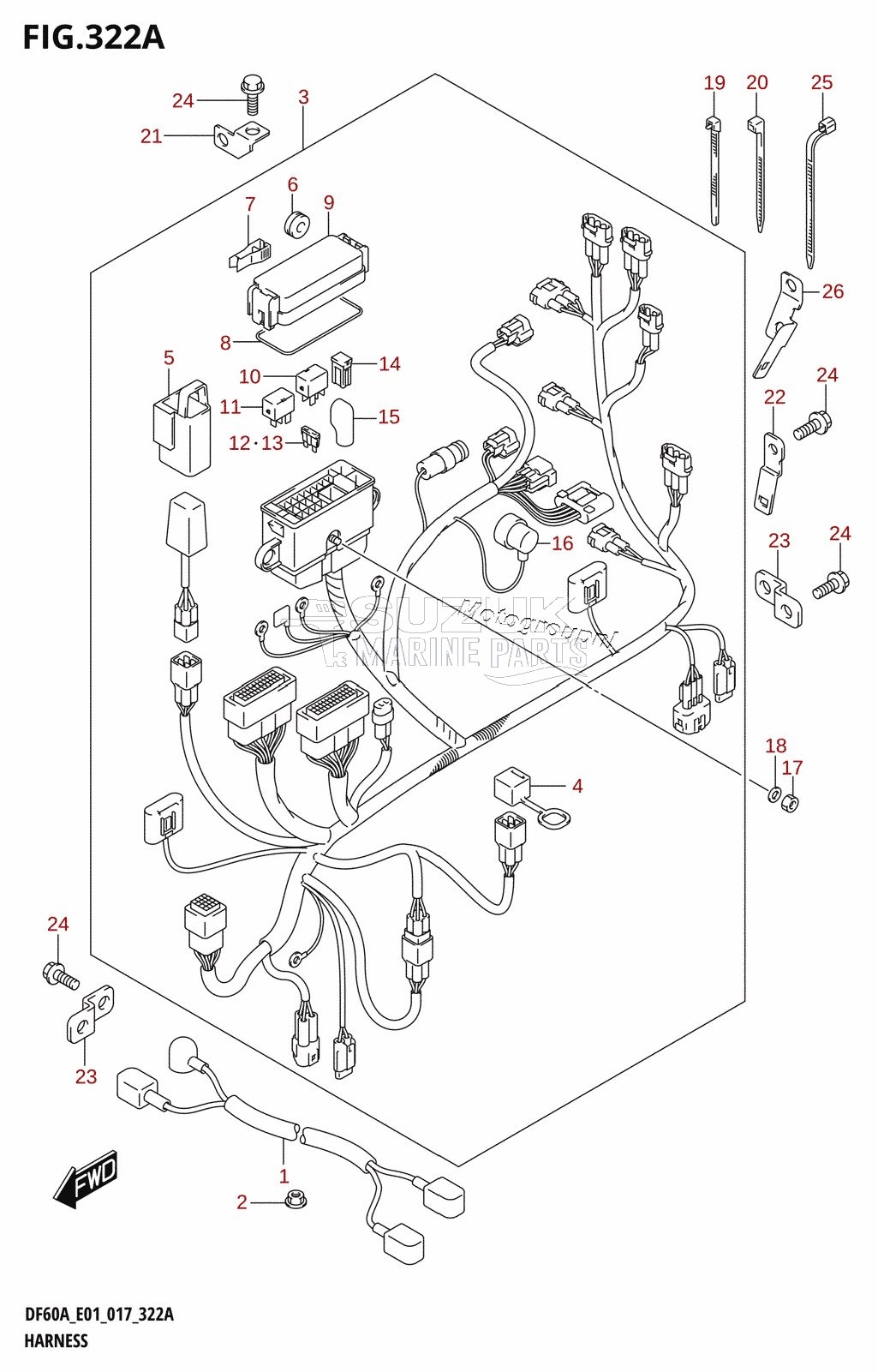 HARNESS (DF40A:E01)