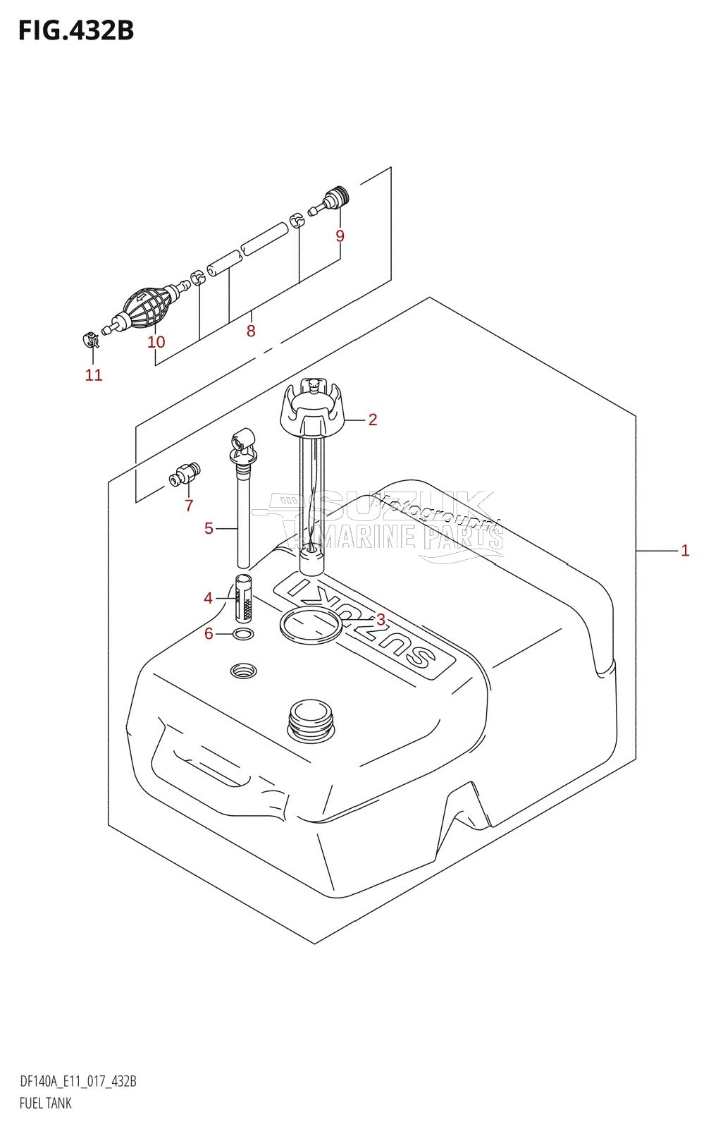 FUEL TANK (DF115AZ:E40)