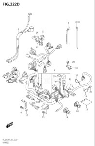 01504F-040001 (2020) 15hp E01-Gen. Export 1 (DF15AR   DF15AT_2) DF15A drawing HARNESS (DF9.9BTH,DF20ATH)