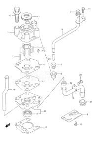 Outboard DF 9.9 drawing Water Pump