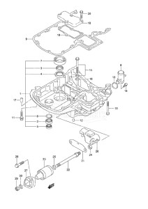 Outboard DF 115A drawing Engine Holder