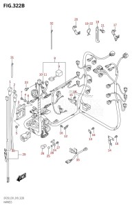 DF225T From 22503F-910001 (E01 E40)  2019 drawing HARNESS (DF225T,DF225Z)