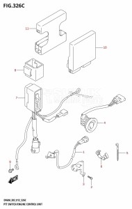 DF60A From 06002F-210001 (E03)  2012 drawing PTT SWITCH /​ ENGINE CONTROL UNIT (DF60A:E03)