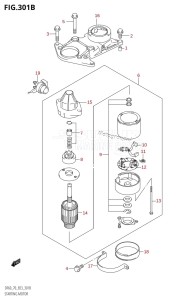 DF60 From 06001F-510001 (E03)  2005 drawing STARTING MOTOR (K1,K2,K3,K4,K5,K6,K7,K8,K9)