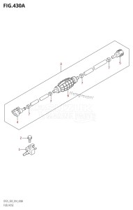 DF25 From 02503F-410001 (E03)  2014 drawing FUEL HOSE