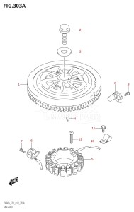 06002F-810001 (2018) 60hp E01 E40-Gen. Export 1 - Costa Rica (DF60AQH  DF60AT  DF60ATH) DF60A drawing MAGNETO