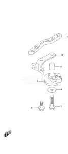 Outboard DF 25A drawing Throttle Control Non-Remote Control