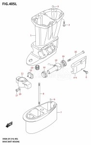 DF50A From 05003F-610001 (E01)  2016 drawing DRIVE SHAFT HOUSING (DF60ATH:E01)