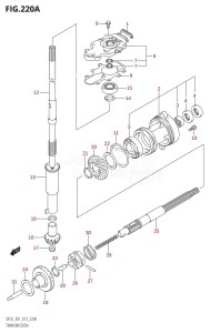 DF25 From 02503F-310001 (E01)  2013 drawing TRANSMISSION (DF25:E01)