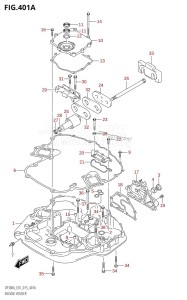 DF250A From 25003P-510001 (E01 E40)  2015 drawing ENGINE HOLDER