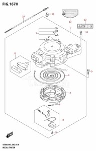 DF15A From 01504F-610001 (P03)  2016 drawing RECOIL STARTER (DF20AR:P03)