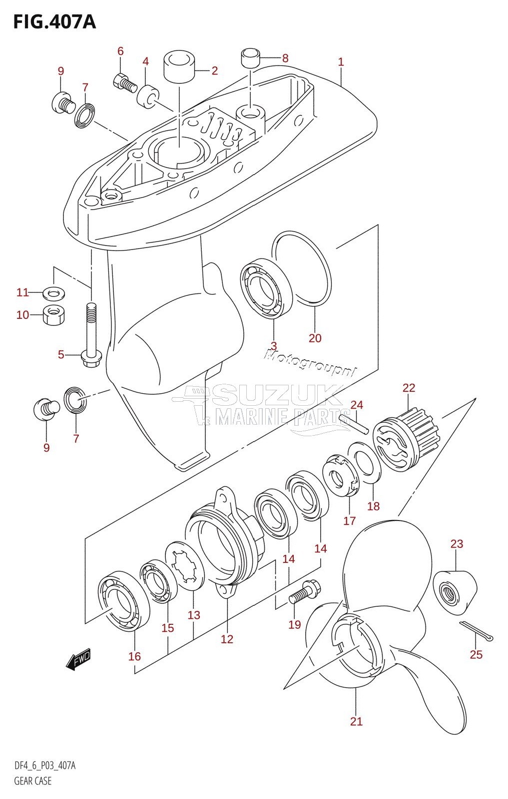 GEAR CASE (DF4:K3)