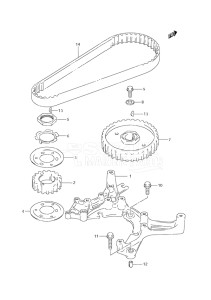 Outboard DF 9.9 drawing Timing Belt