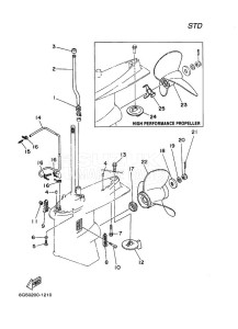 150A drawing PROPELLER-HOUSING-AND-TRANSMISSION-2