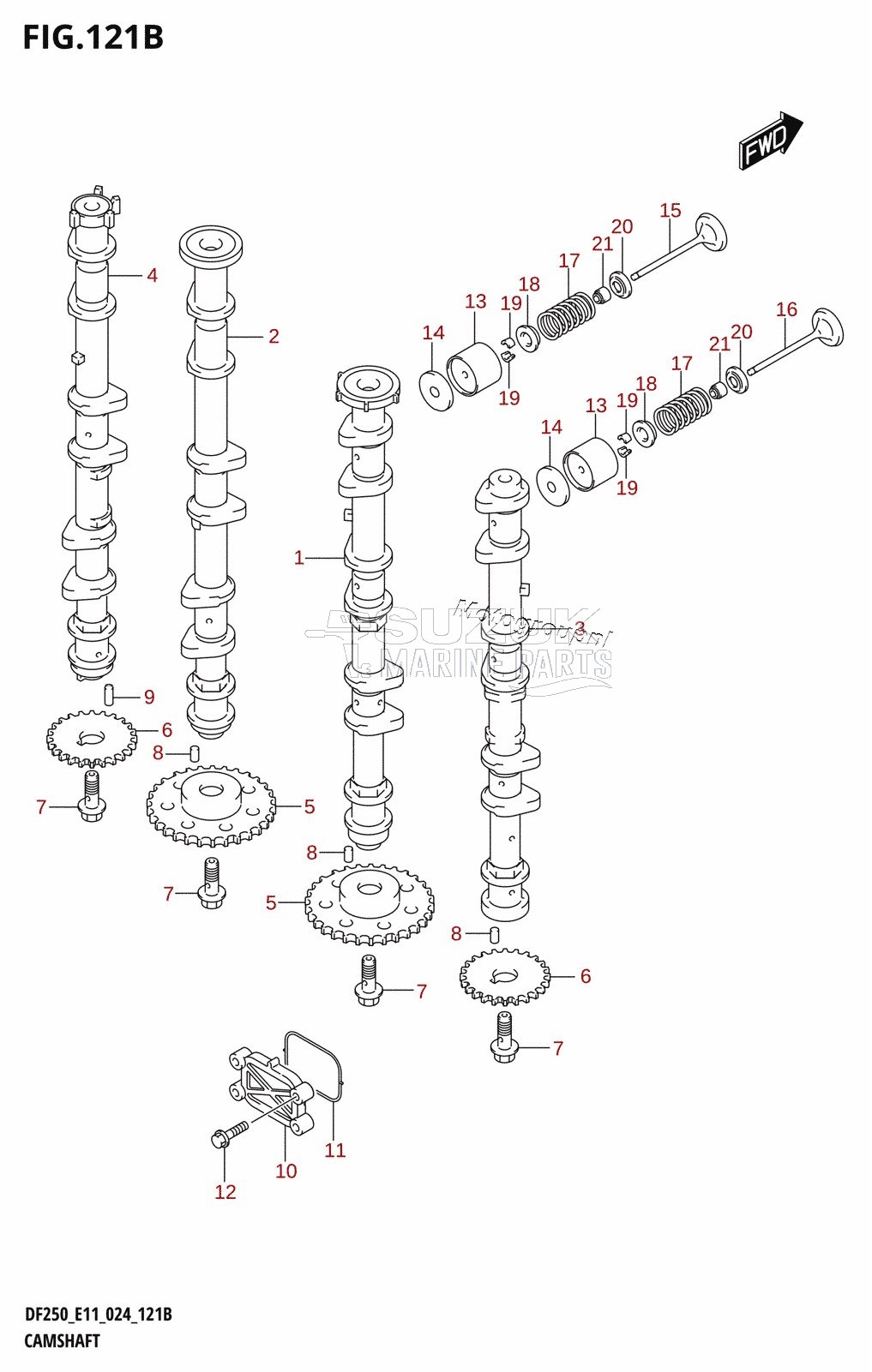 CAMSHAFT (DF225T,DF225Z)