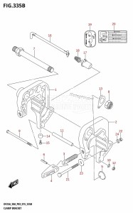 DF25A From 02504F-510001 (P03)  2015 drawing CLAMP BRACKET (DF25AR:P03)