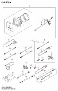 DF15A From 01504F-910001 (P01)  2019 drawing OPT:MULTI FUNCTION GAUGE (DF9.9BR,DF9.9BT)