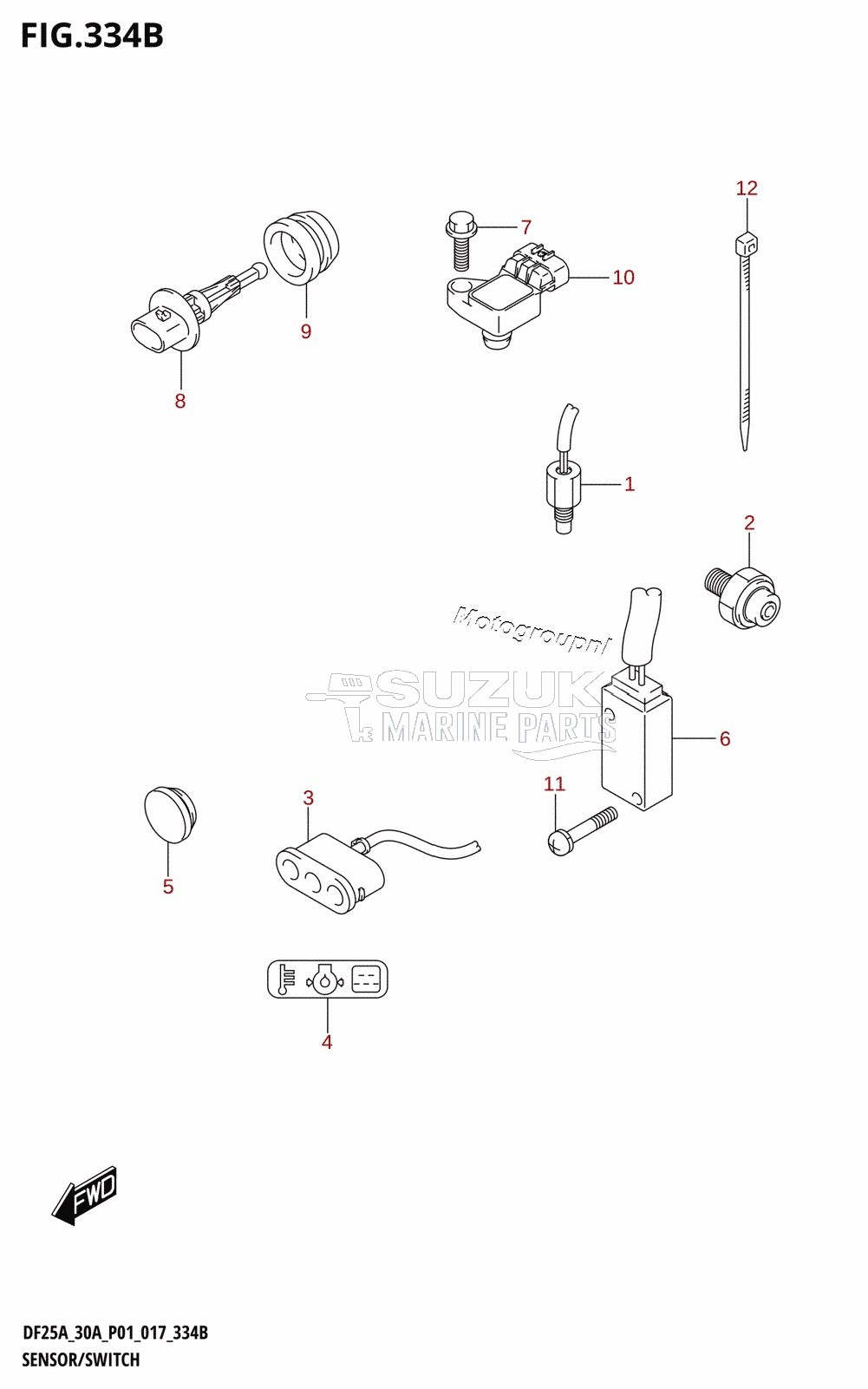 SENSOR /​ SWITCH (DF25AR:P01)