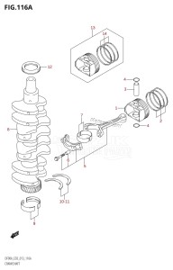 DF80A From 08002F-310001 (E03)  2013 drawing CRANKSHAFT