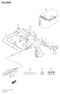 02504F-710001 (2017) 25hp P01-Gen. Export 1 (DF25A  DF25AR  DF25AT  DF25ATH) DF25A drawing TILLER HANDLE (DF30AQ:P01)