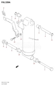 DF40 From 04001F-680001 (E01)  2006 drawing GAS CYLINDER ((DF40QH,DF50QH):(X,Y))