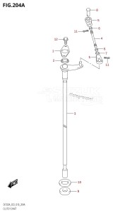 DF350A From 35001F-710001 (E03)  2017 drawing CLUTCH SHAFT