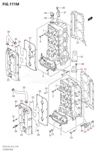 DF200 From 20002F-410001 (E01 E40)  2014 drawing CYLINDER HEAD (DF250Z:E40)