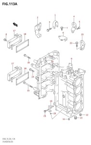 DF70 From 07001F-371001 (E03)  2003 drawing CYLINDER BLOCK