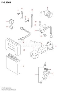 DF140 From 14001F-780001 (E03)  2007 drawing PTT SWITCH /​ ENGINE CONTROL UNIT (K4,K5,K6,K7,K8,K9,K10,011)