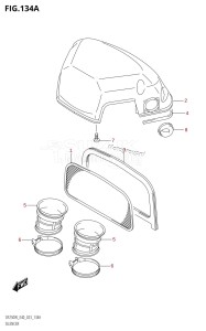 DF250 From 25005Z-040001 (E40)  2020 drawing SILENCER