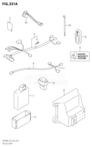 DF150AP From 15003P-810001 (E01 E40)  2018 drawing KEY LESS START (E01)