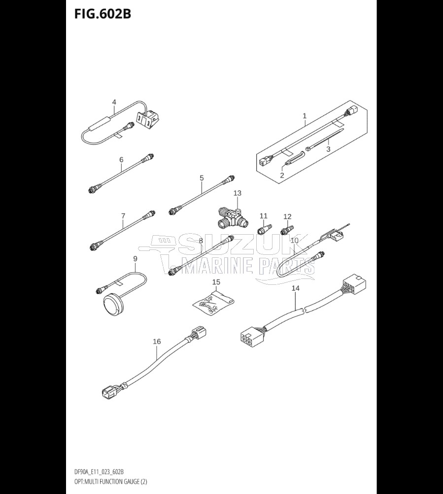 OPT:MULTI FUNCTION GAUGE (2) (DF90AWQH)