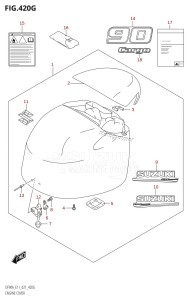 DF70A From 07003F-140001 (E11 E40)  2021 drawing ENGINE COVER (DF90AWQH)