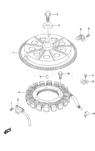 Outboard DF 90A drawing Magneto