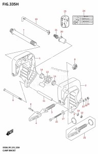 DF15A From 01504F-510001 (P01)  2015 drawing CLAMP BRACKET (DF20A:P40)