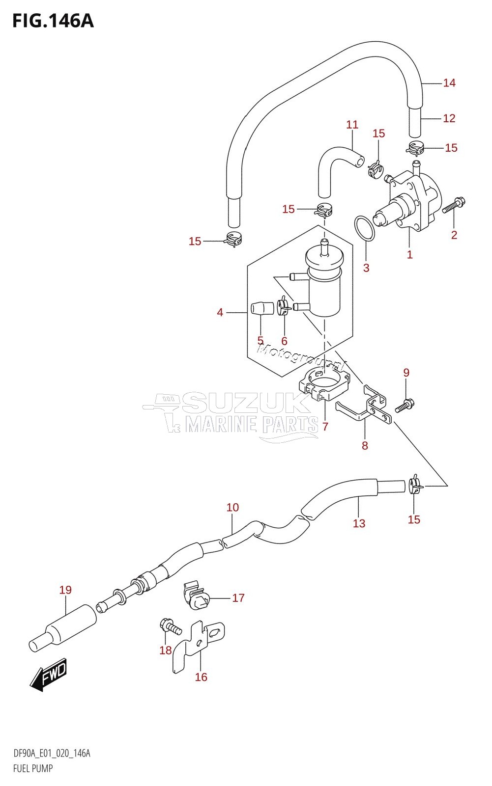 FUEL PUMP (DF70A,DF70ATH,DF80A,DF90A,DF90ATH)