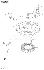 DF70 From 07001F-151001 (E03)  2001 drawing MAGNETO (K1,K2,K3,K4,K5,K6,K7,K8,K9)