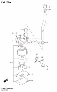 DF200AP From 20003P-440001 (E11 - E40)  2024 drawing WATER PUMP (E11)