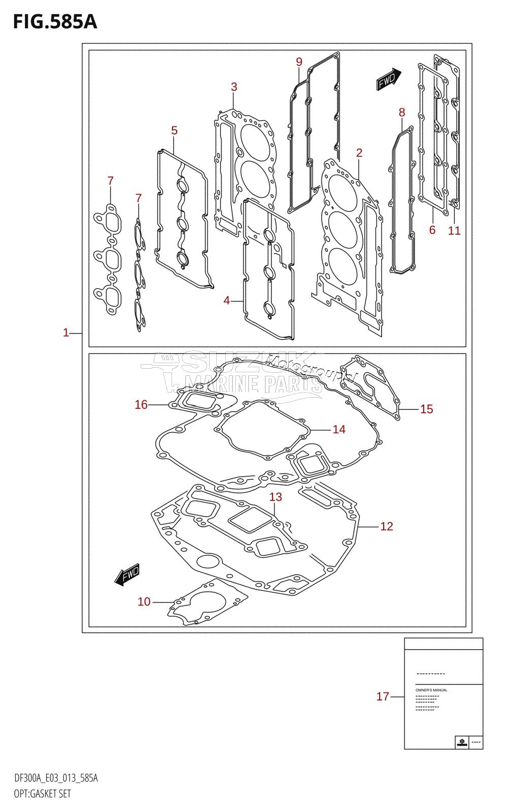 OPT:GASKET SET